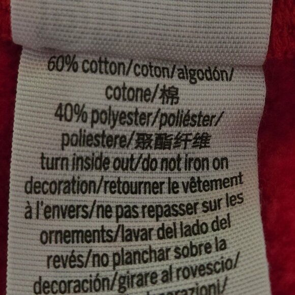 Women's Size Large PINK/Victoria Secret Red Pull Over Hoodie - Picture 5 of 6